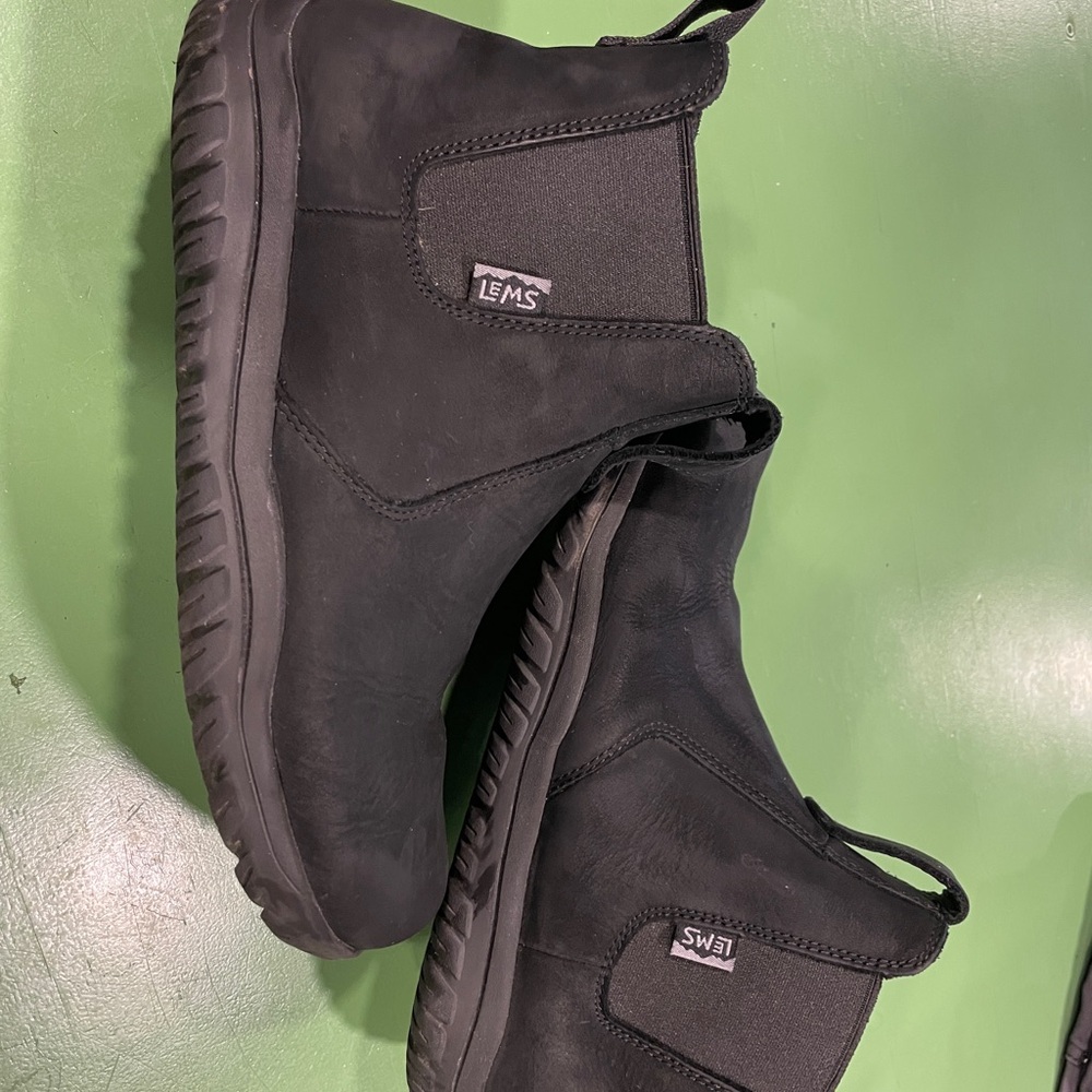 Black Lems waterproof Chelsea Boots